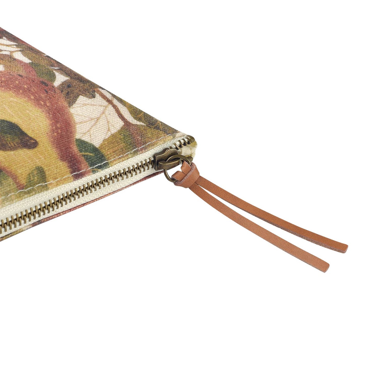 Canvas Pouch - Fig Print