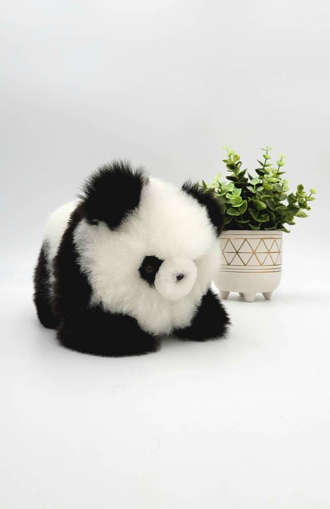 Alpaca Stuffed Animal | Baby Panda 8" | Handmade