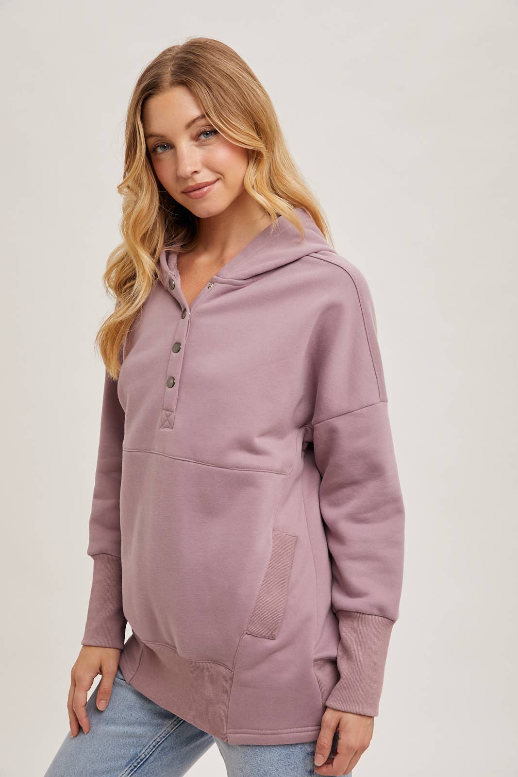 Mauve Tunic Hoodie