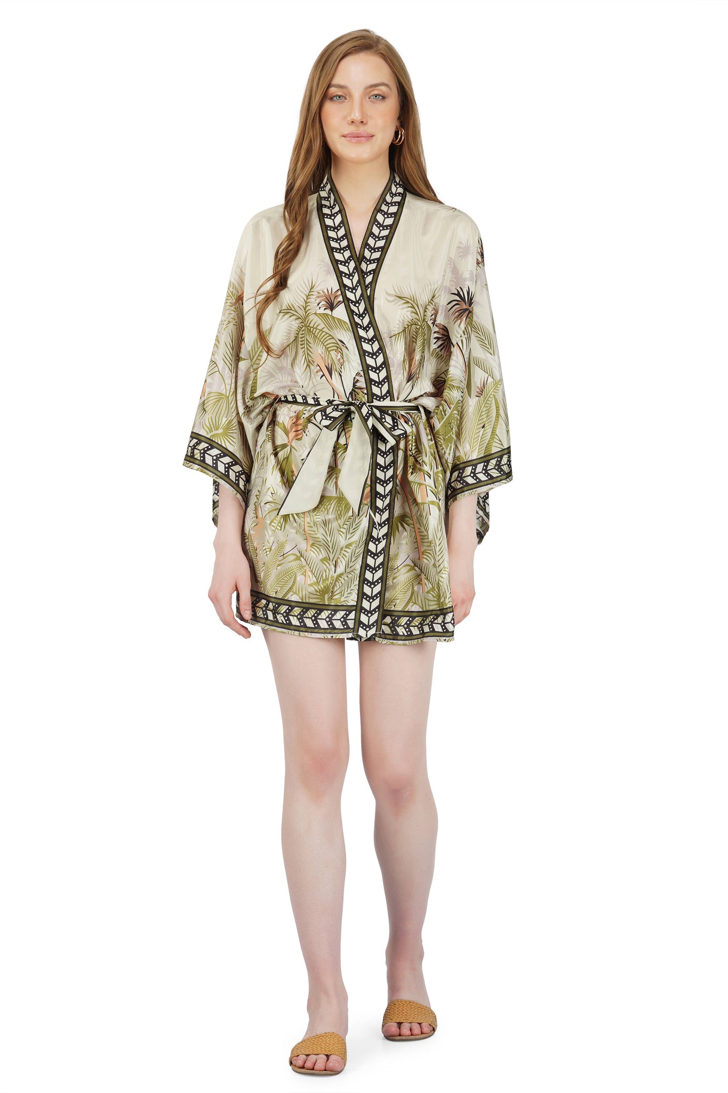 Olivia Printed Kimono Cover Up