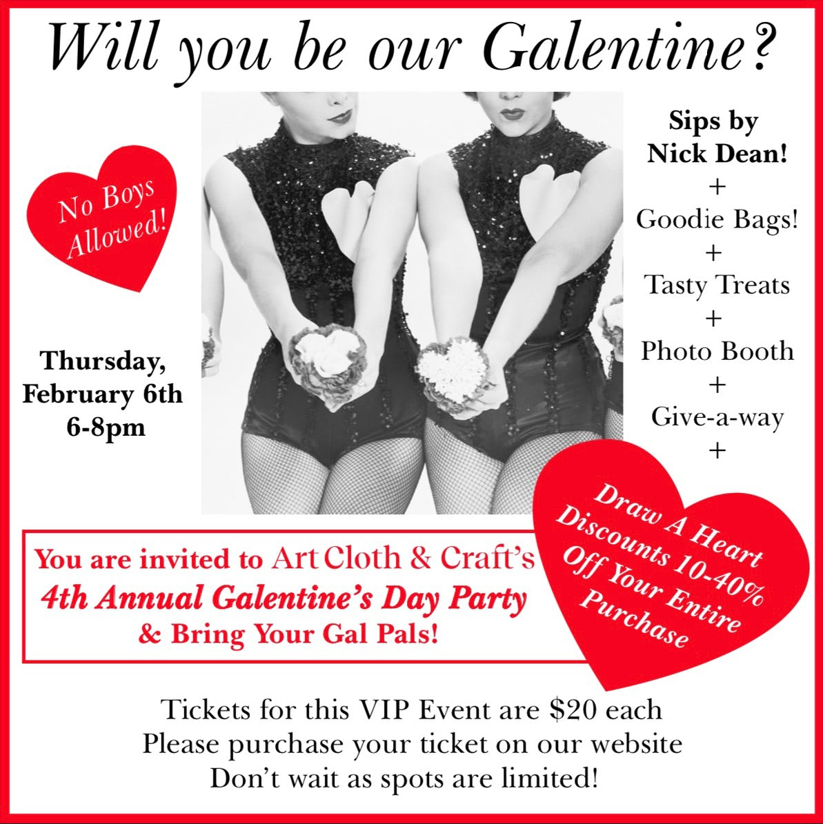 Galentine's Day Ticket