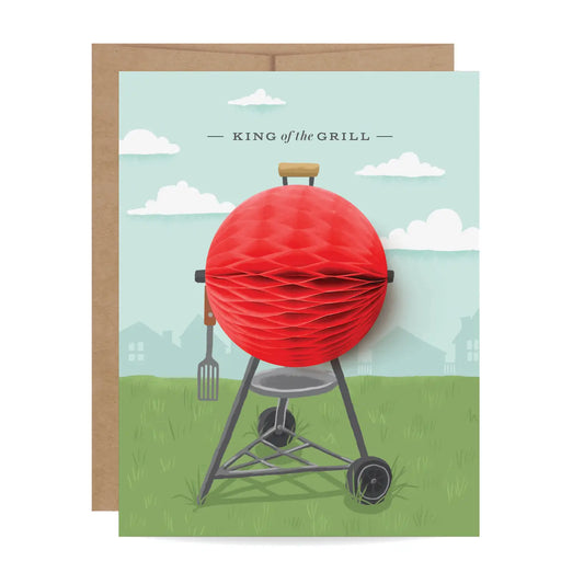 Pop-up Grill Father's Day Card