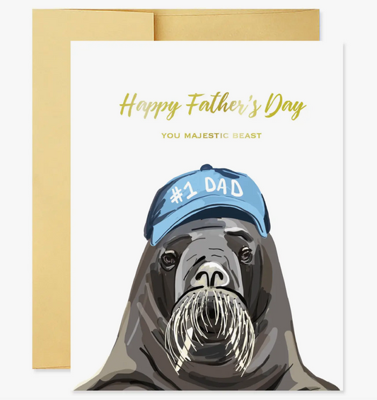 Majestic Beast Father's Day Card