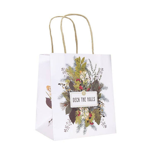 Holiday Mini Gift Bag - Deck the Halls